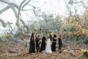 Bridesmaids in the Woods