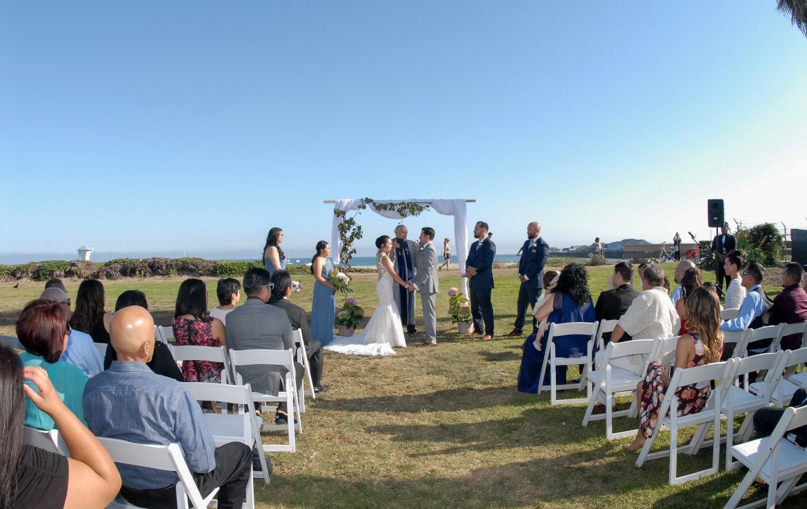 Ceremony with Ocean View