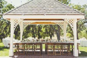 Gazebo with Bridal Party Table